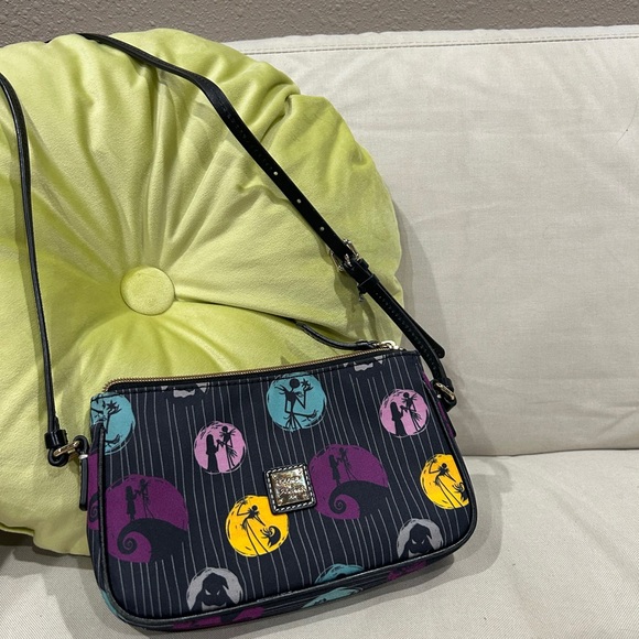 Nightmare Before Christmas Disney Dooney and Bourke Pouchette Cross Body - Picture 1 of 3